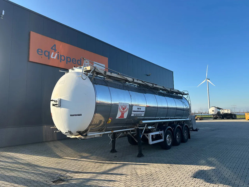 Feldbinder FOOD / LEVENSMIDDELEN/ LEBENSMITTEL / 33.500L / 3-COMP / PUMP / NL-trailer / APK: 05-2026 - Semirremolque cisterna: foto 1 Feldbinder FOOD / LEVENSMIDDELEN/ LEBENSMITTEL / 33.500L / 3-COMP / PUMP / NL-trailer / APK: 05-2026 - Semirremolque cisterna: foto 1
