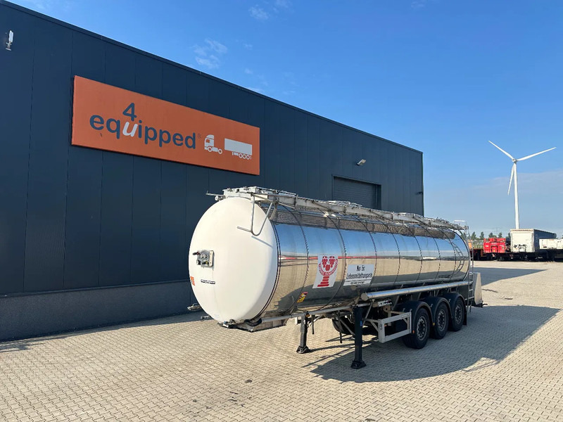 Feldbinder FOOD / LEVENSMIDDELEN / LEBENSMITTEL / 33.500L / 3-COMP / PUMP / NL-trailer / APK: 05-2026 - Semirremolque cisterna: foto 1 Feldbinder FOOD / LEVENSMIDDELEN / LEBENSMITTEL / 33.500L / 3-COMP / PUMP / NL-trailer / APK: 05-2026 - Semirremolque cisterna: foto 1