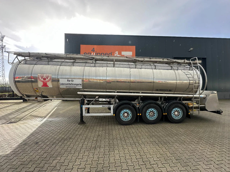 Feldbinder LEBENSMITTEL / LEVENSMIDDELEN FOOD / 33.500L / 3-COMP / PUMPE / INOX / NL-trailer / APK: 07-2026 - Semirremolque cisterna: foto 2 Feldbinder LEBENSMITTEL / LEVENSMIDDELEN FOOD / 33.500L / 3-COMP / PUMPE / INOX / NL-trailer / APK: 07-2026 - Semirremolque cisterna: foto 2