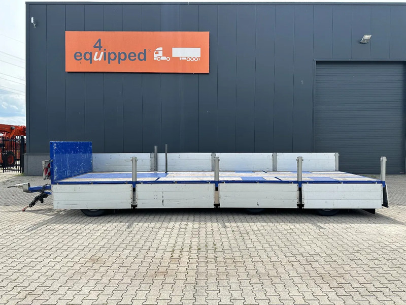 Floor zeer mooie AXD.330 3-assige aanhanger met alu zijborden, rongpotten, liftas, geschoopeerd, NL-aanhanger - Remolque plataforma/ Caja abierta: foto 4 Floor zeer mooie AXD.330 3-assige aanhanger met alu zijborden, rongpotten, liftas, geschoopeerd, NL-aanhanger - Remolque plataforma/ Caja abierta: foto 4