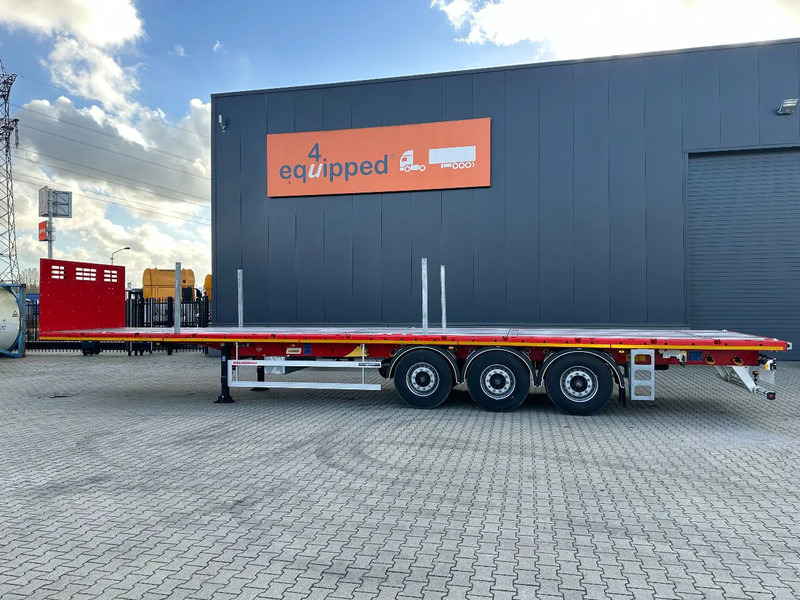 Kässbohrer nieuwe, direct leverbare Heavy-Duty platte oplegger, Heckbündig, Twistlocks (1x 40FT / 2x 20FT), rongpotten, schijfremmen, NL-re - Semirremolque plataforma/ Caja abierta: foto 2 Kässbohrer nieuwe, direct leverbare Heavy-Duty platte oplegger, Heckbündig, Twistlocks (1x 40FT / 2x 20FT), rongpotten, schijfremmen, NL-re - Semirremolque plataforma/ Caja abierta: foto 2