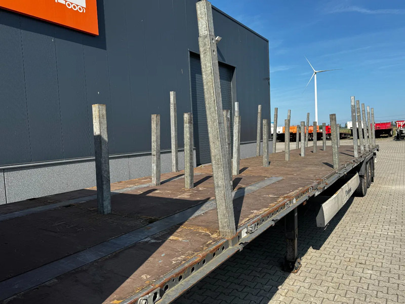 Krone originele platte oplegger met rongpotten + rongen, liftas, schijfremmen, NL-oplegger - Semirremolque plataforma/ Caja abierta: foto 5 Krone originele platte oplegger met rongpotten + rongen, liftas, schijfremmen, NL-oplegger - Semirremolque plataforma/ Caja abierta: foto 5