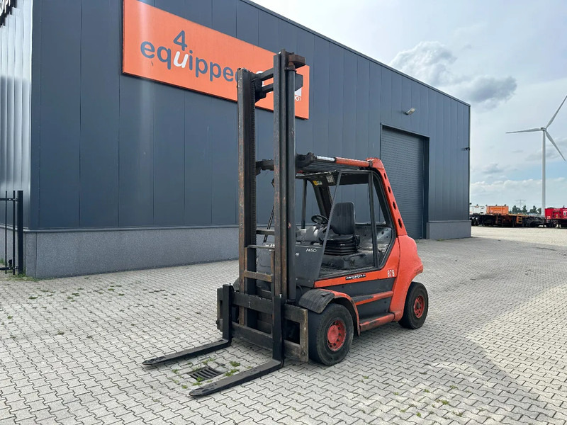 Linde H80D-03 FORKLIFT, 8000KG, duplex, 6 cil. Deutz diesel, 12.200hrs, - Carretilla elevadora diésel: foto 1 Linde H80D-03 FORKLIFT, 8000KG, duplex, 6 cil. Deutz diesel, 12.200hrs, - Carretilla elevadora diésel: foto 1