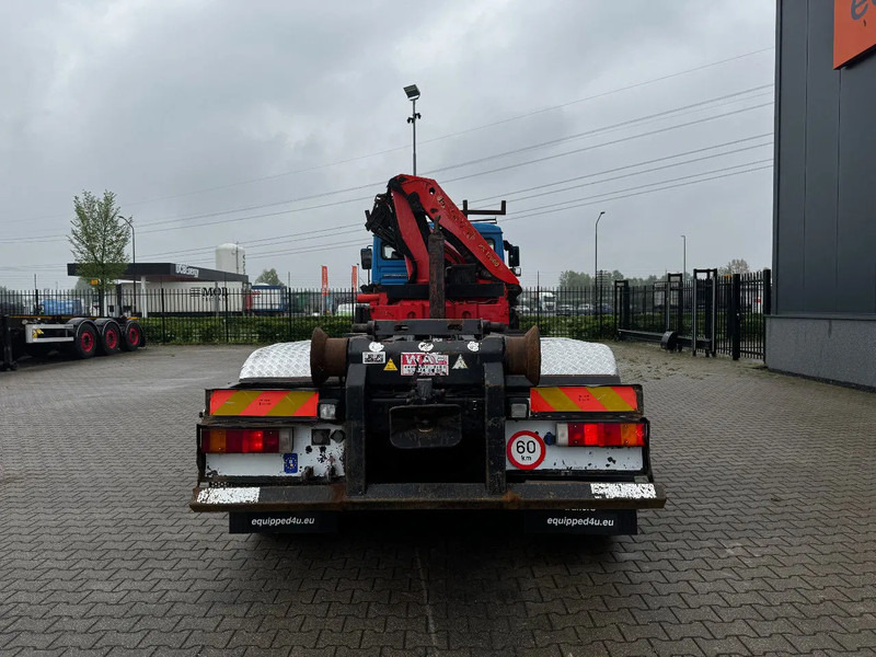 Camión multibasculante, Camión grúa MAN FE 410A, 6x4, EURO 2, Palfinger PK17000 Crane + VDL HOOK, full spring, manual gearbox, MOT 9/2025: foto 11