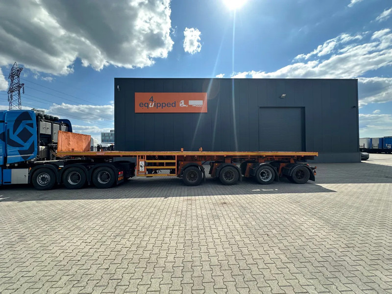 Nooteboom OVB-73-04, 73 tons Ballast trailer, 4 axles, 3 hydraulic steering axles, MOT 12/2025 - Semirremolque plataforma/ Caja abierta: foto 2 Nooteboom OVB-73-04, 73 tons Ballast trailer, 4 axles, 3 hydraulic steering axles, MOT 12/2025 - Semirremolque plataforma/ Caja abierta: foto 2