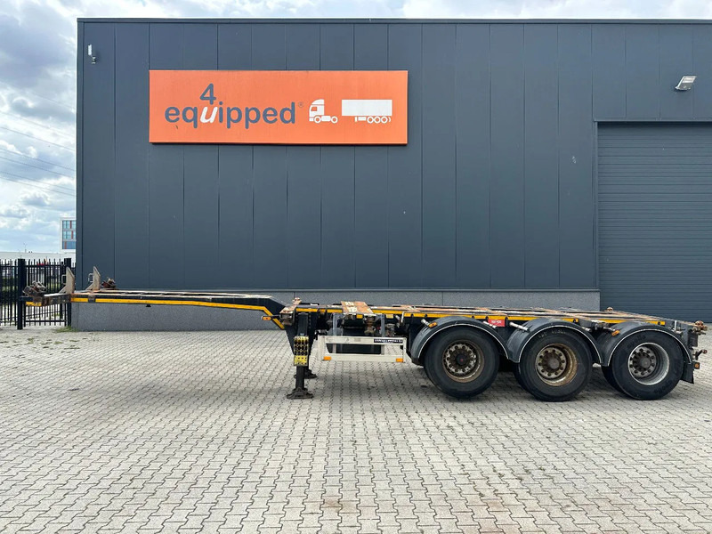 Pacton FLEX XL 45FT HC multi (2x extendable), liftaxle, SAF + DRUM, NL-chassis - Semirremolque portacontenedore/ Intercambiable: foto 4 Pacton FLEX XL 45FT HC multi (2x extendable), liftaxle, SAF + DRUM, NL-chassis - Semirremolque portacontenedore/ Intercambiable: foto 4