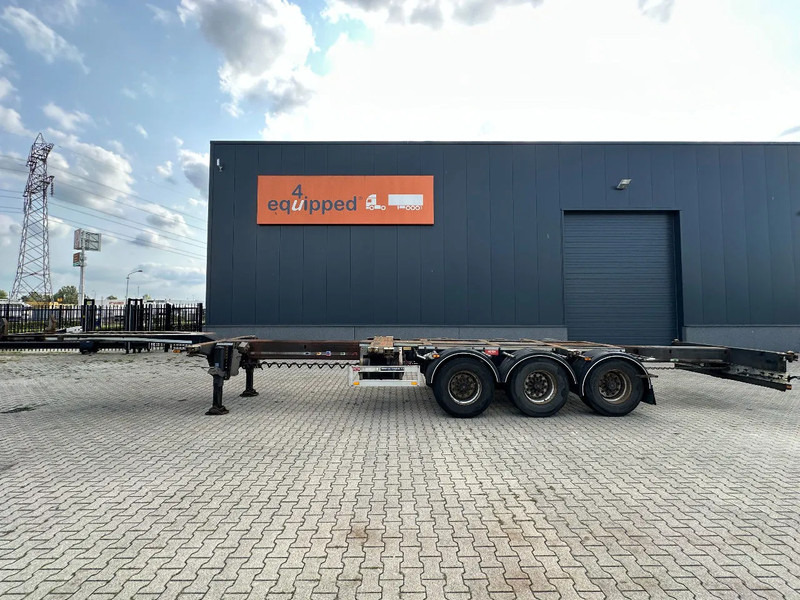 Pacton FLEX XL 45FT HC multi (3x extendable), liftaxle, SAF + DRUM, NL-chassis, APK: 12/2025 - Semirremolque portacontenedore/ Intercambiable: foto 3 Pacton FLEX XL 45FT HC multi (3x extendable), liftaxle, SAF + DRUM, NL-chassis, APK: 12/2025 - Semirremolque portacontenedore/ Intercambiable: foto 3