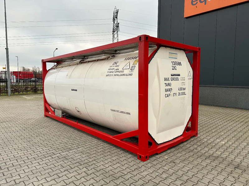 SINGAMAS 20FT ISO, 26.000L/1-COMP/3 BAFFELS/3 manholes, 5Y: 07-2027, L4BN, T11 - Tanque de almacenamiento: foto 5 SINGAMAS 20FT ISO, 26.000L/1-COMP/3 BAFFELS/3 manholes, 5Y: 07-2027, L4BN, T11 - Tanque de almacenamiento: foto 5