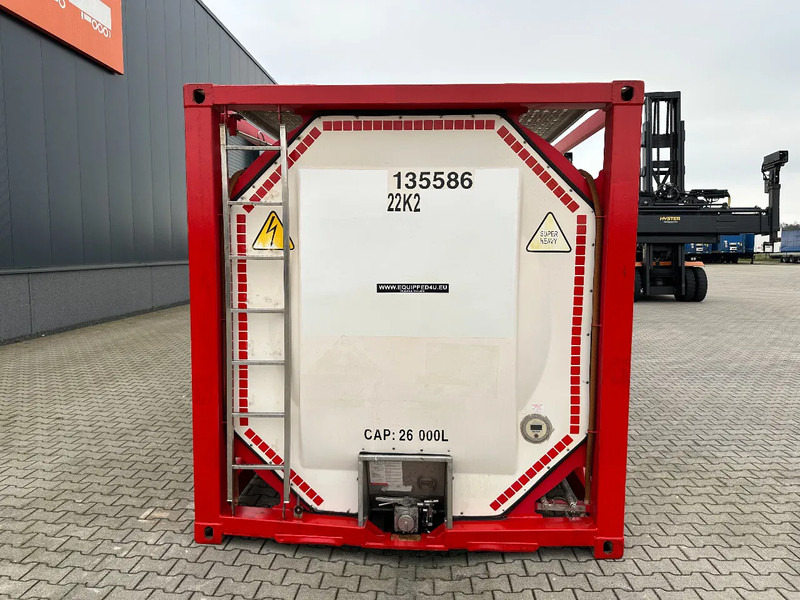 SINGAMAS 20FT ISO, 26.000L/1-COMP/3 BAFFELS/3 manholes, 5Y: 07-2027, L4BN, T11 - Tanque de almacenamiento: foto 4 SINGAMAS 20FT ISO, 26.000L/1-COMP/3 BAFFELS/3 manholes, 5Y: 07-2027, L4BN, T11 - Tanque de almacenamiento: foto 4