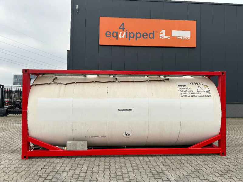 SINGAMAS 20FT ISO, 26.000L/1-COMP/3 BAFFELS/3 manholes, 5Y: 07-2027, L4BN, T11 - Tanque de almacenamiento: foto 2 SINGAMAS 20FT ISO, 26.000L/1-COMP/3 BAFFELS/3 manholes, 5Y: 07-2027, L4BN, T11 - Tanque de almacenamiento: foto 2