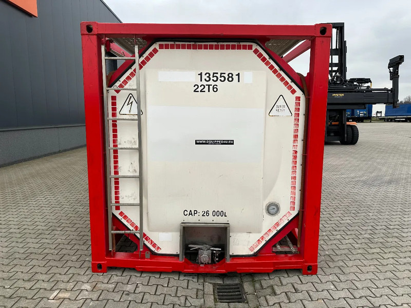 SINGAMAS 20FT ISO, 26.000L/1-COMP/3 BAFFELS/3 manholes, 5Y: 07-2027, L4BN, T11 - Tanque de almacenamiento: foto 4 SINGAMAS 20FT ISO, 26.000L/1-COMP/3 BAFFELS/3 manholes, 5Y: 07-2027, L4BN, T11 - Tanque de almacenamiento: foto 4