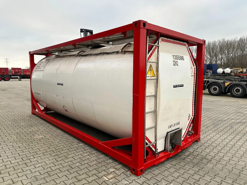 SINGAMAS 20FT ISO, 26.000L/1-COMP/3 BAFFELS/3 manholes, 5Y: 07-2027, L4BN, T11 - Tanque de almacenamiento: foto 3 SINGAMAS 20FT ISO, 26.000L/1-COMP/3 BAFFELS/3 manholes, 5Y: 07-2027, L4BN, T11 - Tanque de almacenamiento: foto 3
