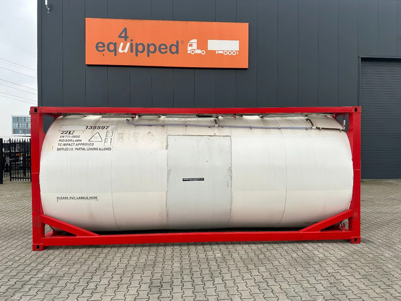 SINGAMAS 20FT ISO, 26.000L/1-COMP/3 BAFFELS/3 manholes, 5Y: 08-2027, L4BN, T11 - Tanque de almacenamiento: foto 2 SINGAMAS 20FT ISO, 26.000L/1-COMP/3 BAFFELS/3 manholes, 5Y: 08-2027, L4BN, T11 - Tanque de almacenamiento: foto 2