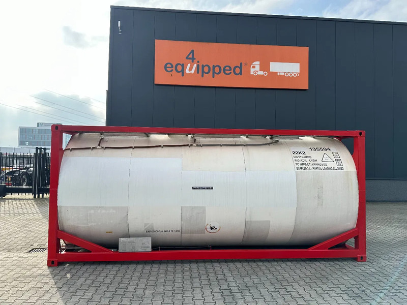 SINGAMAS 20FT ISO, 26.000L/1-COMP/3 BAFFELS/3 manholes, 5Y: 08-2027, L4BN, T11 - Tanque de almacenamiento: foto 2 SINGAMAS 20FT ISO, 26.000L/1-COMP/3 BAFFELS/3 manholes, 5Y: 08-2027, L4BN, T11 - Tanque de almacenamiento: foto 2