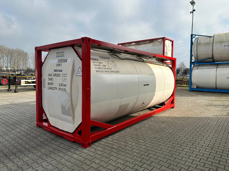 SINGAMAS 20FT ISO, 26.000L/1-COMP/3 BAFFELS/3 manholes, 5Y: 08-2027, L4BN, T11 - Tanque de almacenamiento: foto 4 SINGAMAS 20FT ISO, 26.000L/1-COMP/3 BAFFELS/3 manholes, 5Y: 08-2027, L4BN, T11 - Tanque de almacenamiento: foto 4