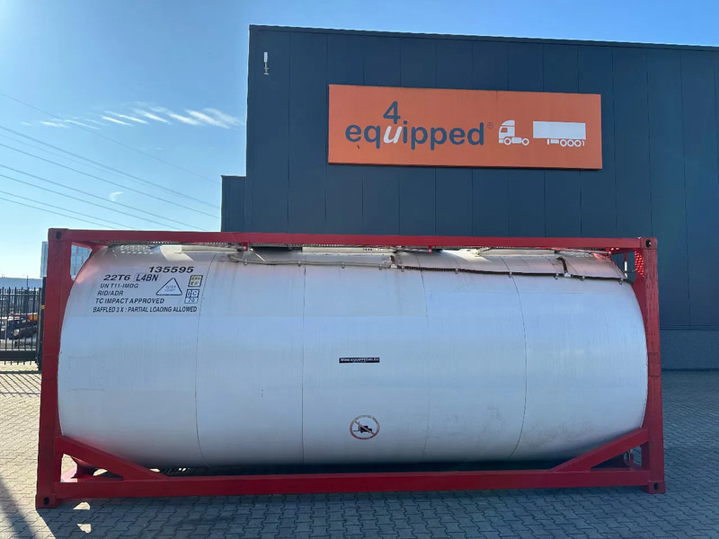 SINGAMAS 20FT ISO, 26.000L/1-COMP/3 BAFFELS/3 manholes, 5Y inspection: 06/2027, L4BN - Tanque de almacenamiento: foto 2 SINGAMAS 20FT ISO, 26.000L/1-COMP/3 BAFFELS/3 manholes, 5Y inspection: 06/2027, L4BN - Tanque de almacenamiento: foto 2