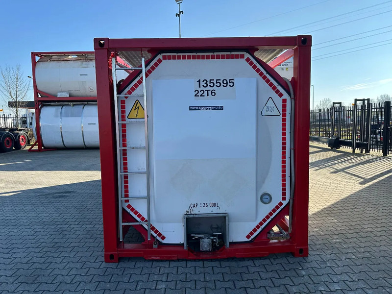 SINGAMAS 20FT ISO, 26.000L/1-COMP/3 BAFFELS/3 manholes, 5Y inspection: 06/2027, L4BN - Tanque de almacenamiento: foto 4 SINGAMAS 20FT ISO, 26.000L/1-COMP/3 BAFFELS/3 manholes, 5Y inspection: 06/2027, L4BN - Tanque de almacenamiento: foto 4
