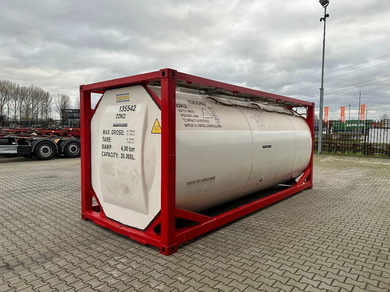 SINGAMAS 20FT ISO, 26.000L/1-COMP/3 BAFFELS/3 manholes, 5Y inspection: 06/2027 - Tanque de almacenamiento: foto 4 SINGAMAS 20FT ISO, 26.000L/1-COMP/3 BAFFELS/3 manholes, 5Y inspection: 06/2027 - Tanque de almacenamiento: foto 4