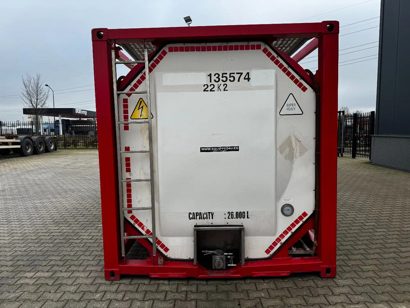 SINGAMAS 20FT ISO, 26.000L/1-COMP/3 BAFFELS/3 manholes, 5Y inspection: 11/2025 - Tanque de almacenamiento: foto 5 SINGAMAS 20FT ISO, 26.000L/1-COMP/3 BAFFELS/3 manholes, 5Y inspection: 11/2025 - Tanque de almacenamiento: foto 5