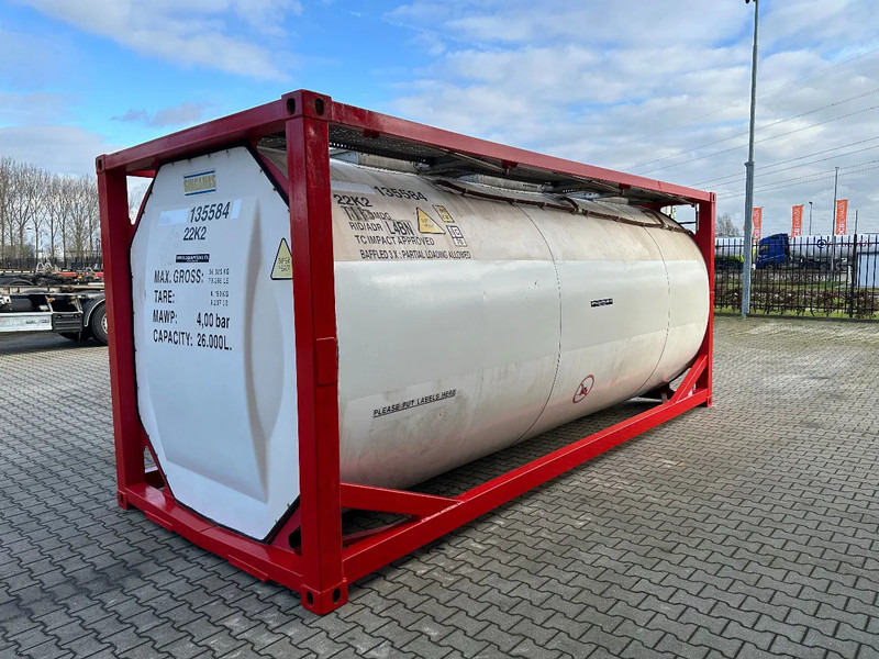 SINGAMAS 20FT ISO, 26.000L/1-COMP/3 BAFFELS/3 manholes, ADR inspectio valid till: 07/2025 - Tanque de almacenamiento: foto 4 SINGAMAS 20FT ISO, 26.000L/1-COMP/3 BAFFELS/3 manholes, ADR inspectio valid till: 07/2025 - Tanque de almacenamiento: foto 4