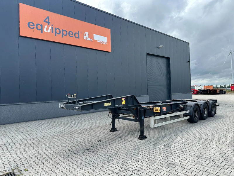 TURBOS HOET Turbo's Hoet 20FT HC GOOSENECK ADR CHASSIS / BPW + DISC / ADR (FL, AT, OX) / NL-trailer / APK / 2x available - Semirremolque portacontenedore/ Intercambiable: foto 1 TURBOS HOET Turbo's Hoet 20FT HC GOOSENECK ADR CHASSIS / BPW + DISC / ADR (FL, AT, OX) / NL-trailer / APK / 2x available - Semirremolque portacontenedore/ Intercambiable: foto 1