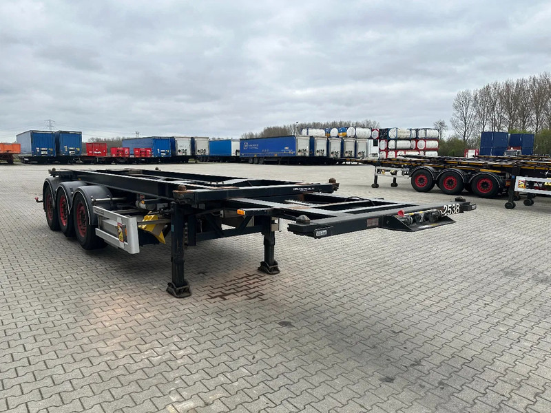 Van Hool 20FT Tipping-chassis, ADR (EX/II, EX/III, FL, AT, OX), SAF, 2 liftaxles - Semirremolque portacontenedore/ Intercambiable: foto 5 Van Hool 20FT Tipping-chassis, ADR (EX/II, EX/III, FL, AT, OX), SAF, 2 liftaxles - Semirremolque portacontenedore/ Intercambiable: foto 5