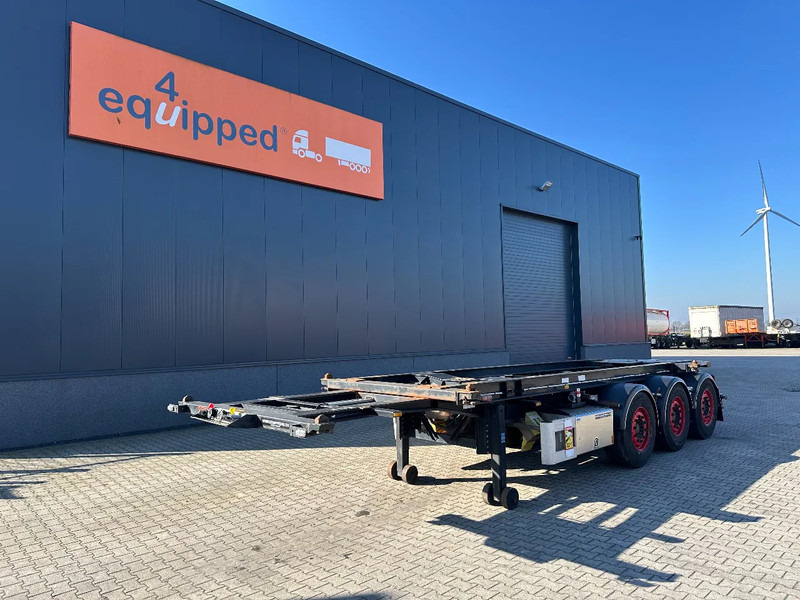 Van Hool 20FT Tipping-chassis, ADR (EX/II, EX/III, FL, AT), SAF, 2 liftaxles, APK/ADR: 06-2025 - Semirremolque portacontenedore/ Intercambiable: foto 2 Van Hool 20FT Tipping-chassis, ADR (EX/II, EX/III, FL, AT), SAF, 2 liftaxles, APK/ADR: 06-2025 - Semirremolque portacontenedore/ Intercambiable: foto 2