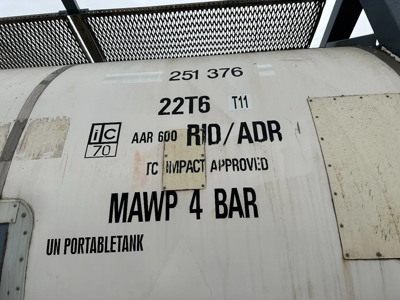 Tanque de almacenamiento para transporte de combustible Welfit Oddy 24.890L / 1-COMP, 20FT ISO, UN PORTABLE T11, NEW 5Y- + CSC inspection: 04-2028: foto 14