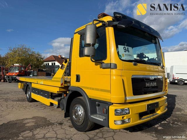 MAN TGL 12.220/Schiebeplateau/Hubbrille/Seilwinde - Grua de remolque autos: foto 1 MAN TGL 12.220/Schiebeplateau/Hubbrille/Seilwinde - Grua de remolque autos: foto 1