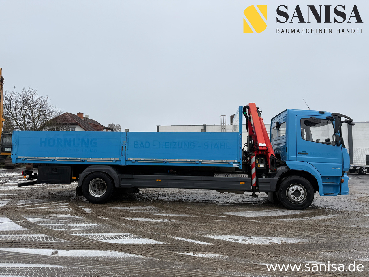 MERCEDES-BENZ Atego 1524/Palfinger PK 9.501/Funk - Camión caja abierta, Camión grúa: foto 2 MERCEDES-BENZ Atego 1524/Palfinger PK 9.501/Funk - Camión caja abierta, Camión grúa: foto 2