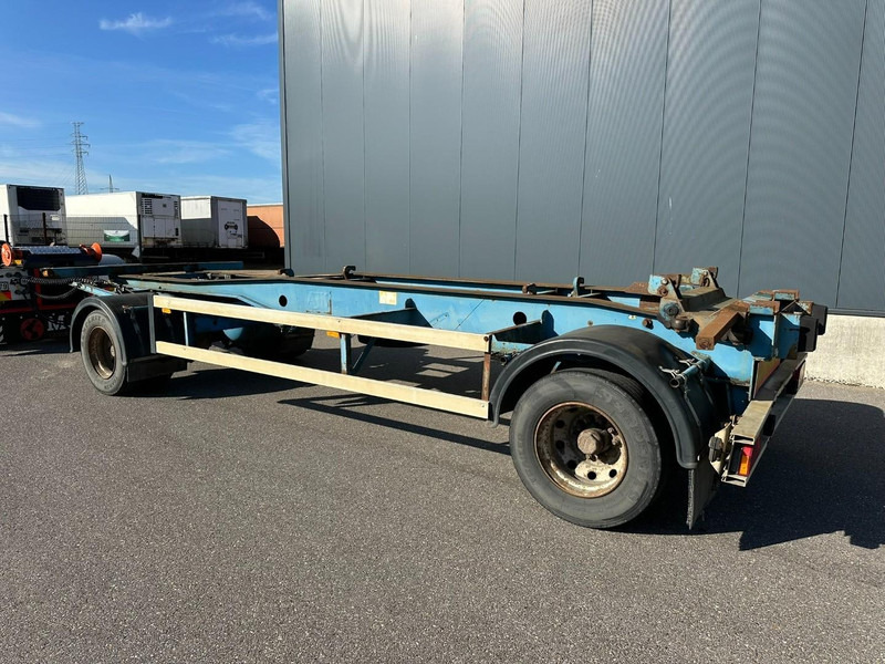 AJK AEEL/10-20 - 20T CONTAINERAANHANGER LUCHTVERING - DRUM BRAKES - AIR SUSP. - GIGANT ASSEN - 40mm - BELGISCHE PAPIEREN - Remolque portacontenedore/ Intercambiable: foto 3 AJK AEEL/10-20 - 20T CONTAINERAANHANGER LUCHTVERING - DRUM BRAKES - AIR SUSP. - GIGANT ASSEN - 40mm - BELGISCHE PAPIEREN - Remolque portacontenedore/ Intercambiable: foto 3