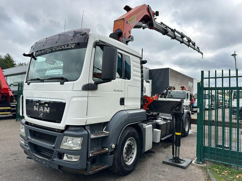 MAN TGS 26.440 6X4 SZM + (22m) KRAN PALFINGER PK62002 E 6x H + 1ME - RETARDER - EURO 5 - BE TRUCK - Cabeza tractora: foto 4 MAN TGS 26.440 6X4 SZM + (22m) KRAN PALFINGER PK62002 E 6x H + 1ME - RETARDER - EURO 5 - BE TRUCK - Cabeza tractora: foto 4