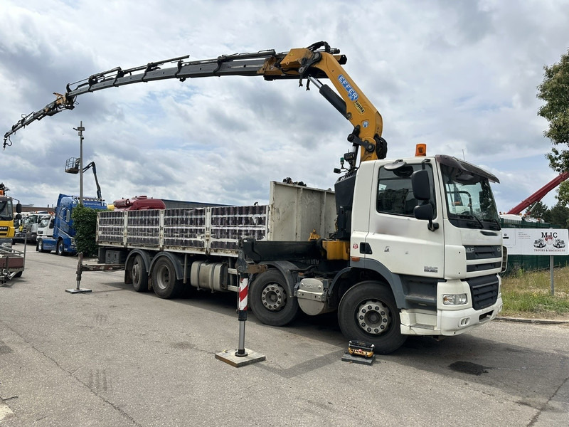 DAF CF 85.360 8x2 + CRANE (25m!) EFFER 305 6S + JIB 4S + ROTATOR - PLATORM 7m60 - LIFT + STEERING AXLE - EURO 5 - BE - Camión grúa: foto 1 DAF CF 85.360 8x2 + CRANE (25m!) EFFER 305 6S + JIB 4S + ROTATOR - PLATORM 7m60 - LIFT + STEERING AXLE - EURO 5 - BE - Camión grúa: foto 1