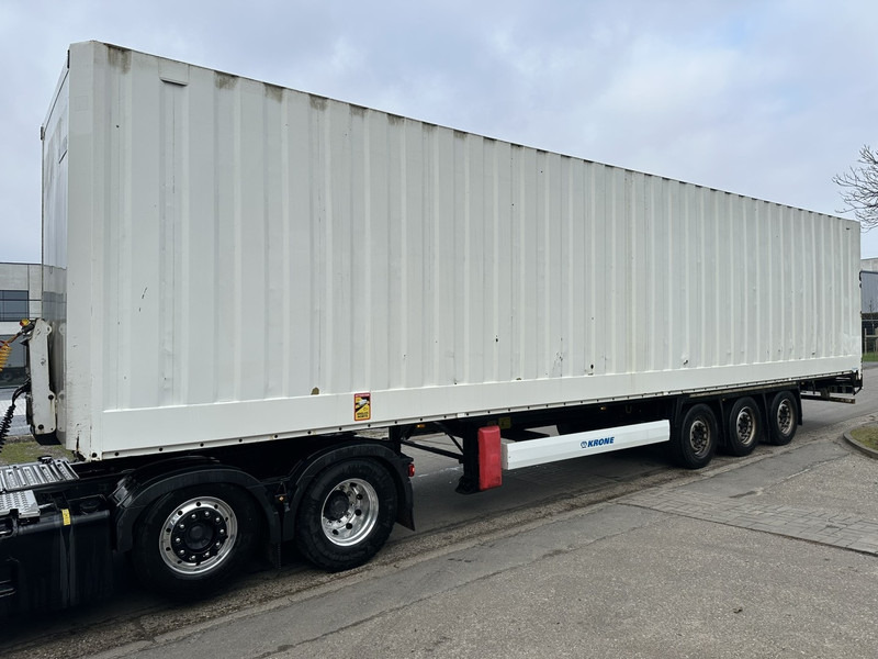 Krone 3-AXLES MB - CLOSED BOX / KIST / KOFFER - AIR SUSPENSION - 2m80 interior hieght - DISC - BE papers - nice condition - Semirremolque caja cerrada: foto 1 Krone 3-AXLES MB - CLOSED BOX / KIST / KOFFER - AIR SUSPENSION - 2m80 interior hieght - DISC - BE papers - nice condition - Semirremolque caja cerrada: foto 1