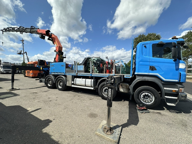 Scania G440 8x4 PRITSCHE + KRAN (26.5m!) PALFINGER PK78002 SH G 8x + 1 + WINCH - PLATFORM 6m25 - MANUAL - HUB REDUCTION - STEEL SPRING - EURO 5 - BE TRUCK - Camión caja abierta, Camión grúa: foto 4 Scania G440 8x4 PRITSCHE + KRAN (26.5m!) PALFINGER PK78002 SH G 8x + 1 + WINCH - PLATFORM 6m25 - MANUAL - HUB REDUCTION - STEEL SPRING - EURO 5 - BE TRUCK - Camión caja abierta, Camión grúa: foto 4