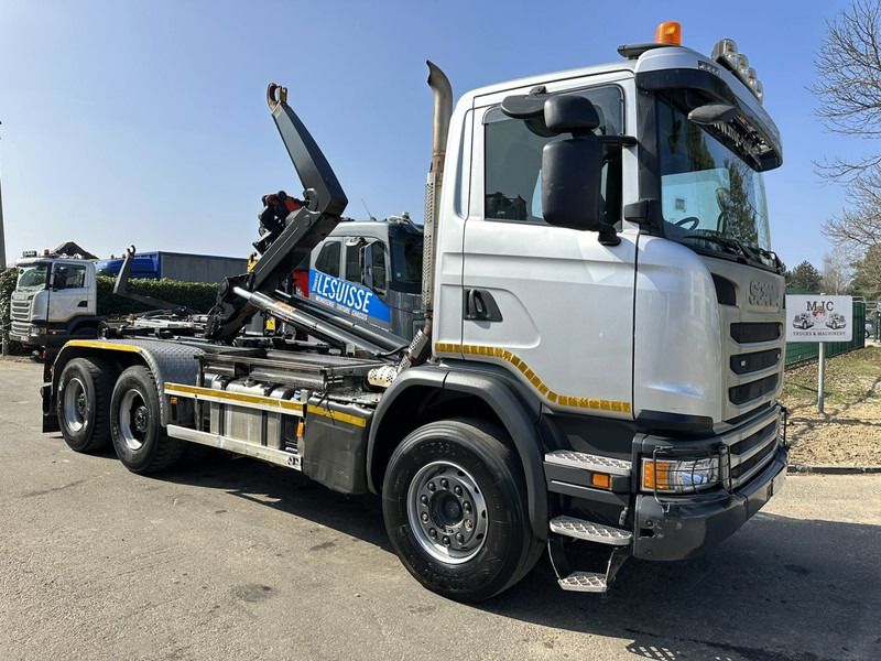 Scania G450 6x4 HAAKSYSTEEM HOOKLIFT / HAAKSYSTEEM AJK 20T - 5760mm - WB 3m90 - HUB REDUCTION / STEEL SUSPENSION - EURO 6 - BE TRUCK - Camión multibasculante: foto 1 Scania G450 6x4 HAAKSYSTEEM HOOKLIFT / HAAKSYSTEEM AJK 20T - 5760mm - WB 3m90 - HUB REDUCTION / STEEL SUSPENSION - EURO 6 - BE TRUCK - Camión multibasculante: foto 1