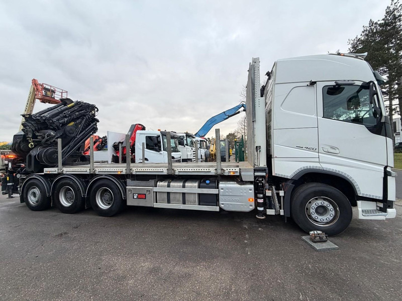 Volvo FH 420 8x4 TRIDEM + (31m!) CRANE HIAB 858 E-7 + JIB X-5 + WINCH - 114.000km - BE TRUCK - Camión grúa: foto 5 Volvo FH 420 8x4 TRIDEM + (31m!) CRANE HIAB 858 E-7 + JIB X-5 + WINCH - 114.000km - BE TRUCK - Camión grúa: foto 5
