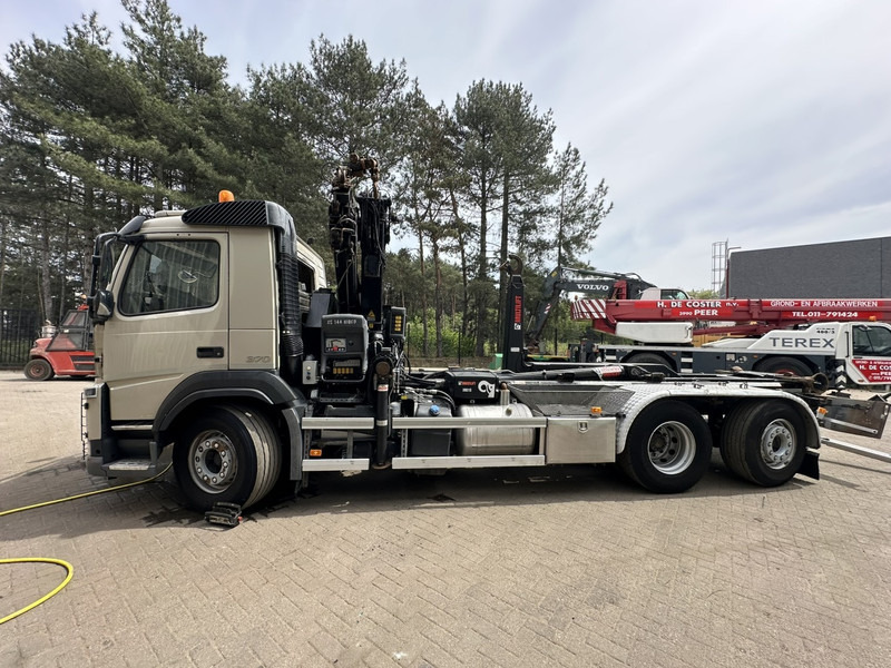 Camión multibasculante, Camión grúa Volvo FM 370 6x2 HOOKLIFT 21T + CRANE HIAB 144 E-4 HIDUO - ENGINE / GEARBOX OK - CHASSIS OK - RUNNING + DRIVING - BE TRUCK: foto 8