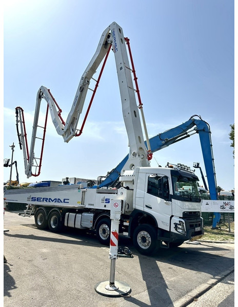 Volvo FMX 500 8x4 + SERMAC 5Z42 BETONPUMP 42m! - *108.000km* - TÜV 11/2025 - ALCOA - HUB REDUCTION - TOP CONDITION - BELGIAN TRUCK - Camión bomba de hormigón: foto 3 Volvo FMX 500 8x4 + SERMAC 5Z42 BETONPUMP 42m! - *108.000km* - TÜV 11/2025 - ALCOA - HUB REDUCTION - TOP CONDITION - BELGIAN TRUCK - Camión bomba de hormigón: foto 3