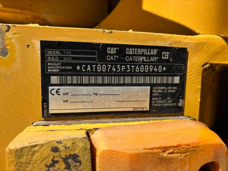 Cat 745 04A - Dúmper articulado: foto 4 Cat 745 04A - Dúmper articulado: foto 4