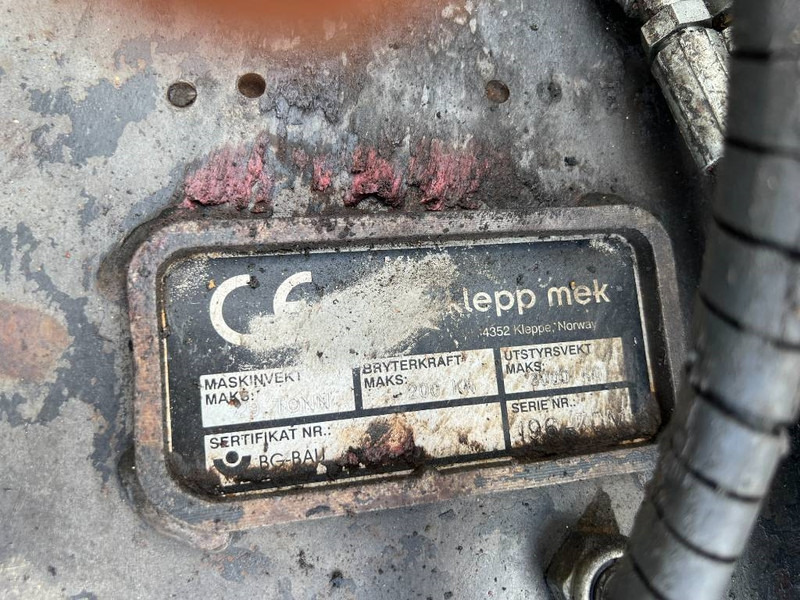 Acoplamiento rápido para Maquinaria de construcción KLEPP MEK KM70 M / S70 - 323D: foto 17