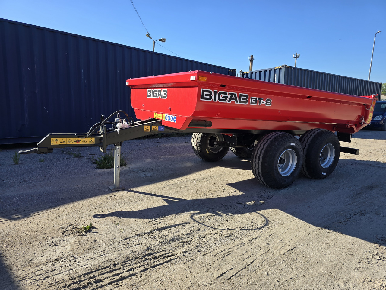 BIGAB BT-8 HARDOX - Remolque volquete agrícola: foto 3 BIGAB BT-8 HARDOX - Remolque volquete agrícola: foto 3