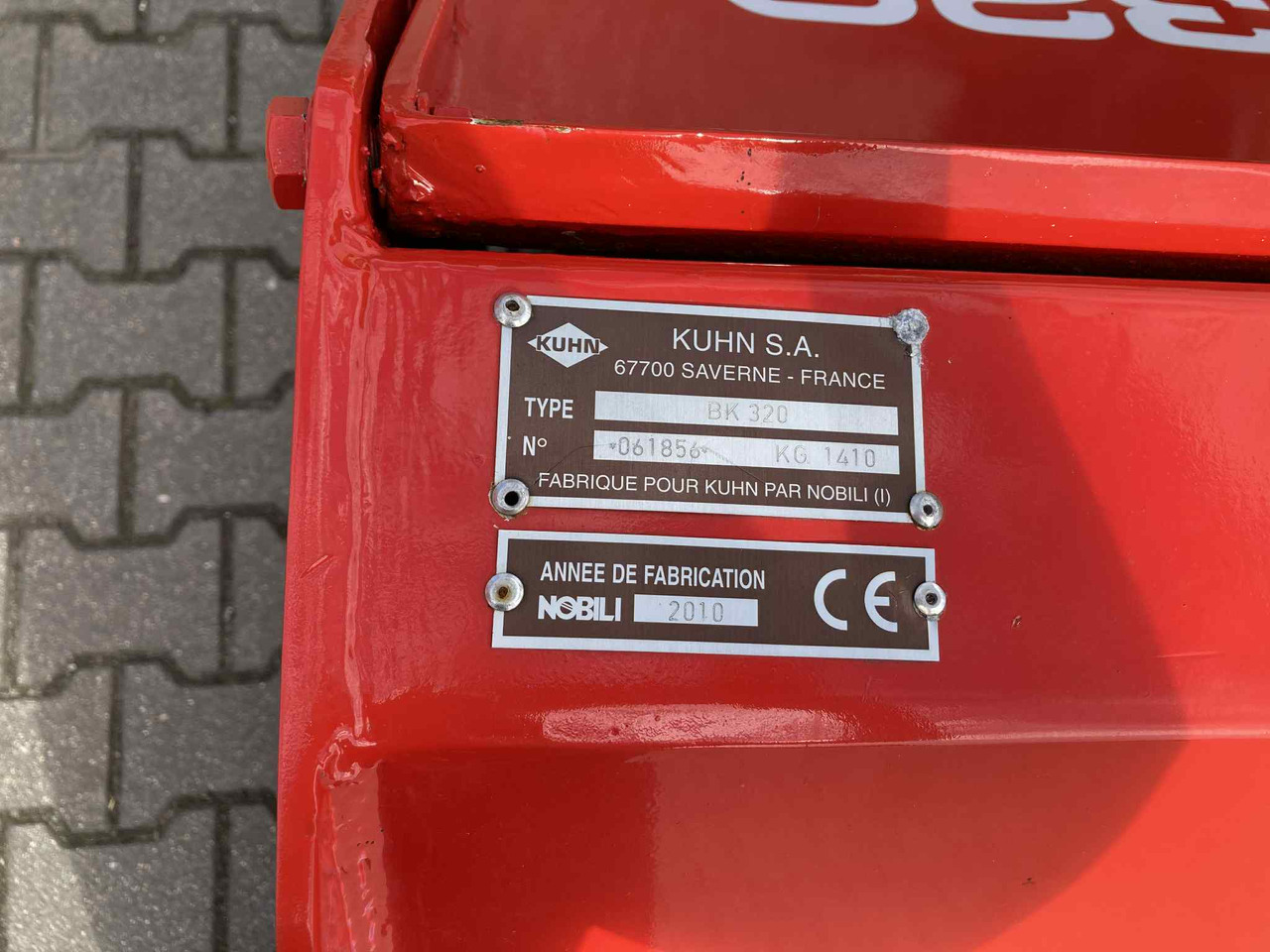 KUHN BK320 - Segadora: foto 3 KUHN BK320 - Segadora: foto 3