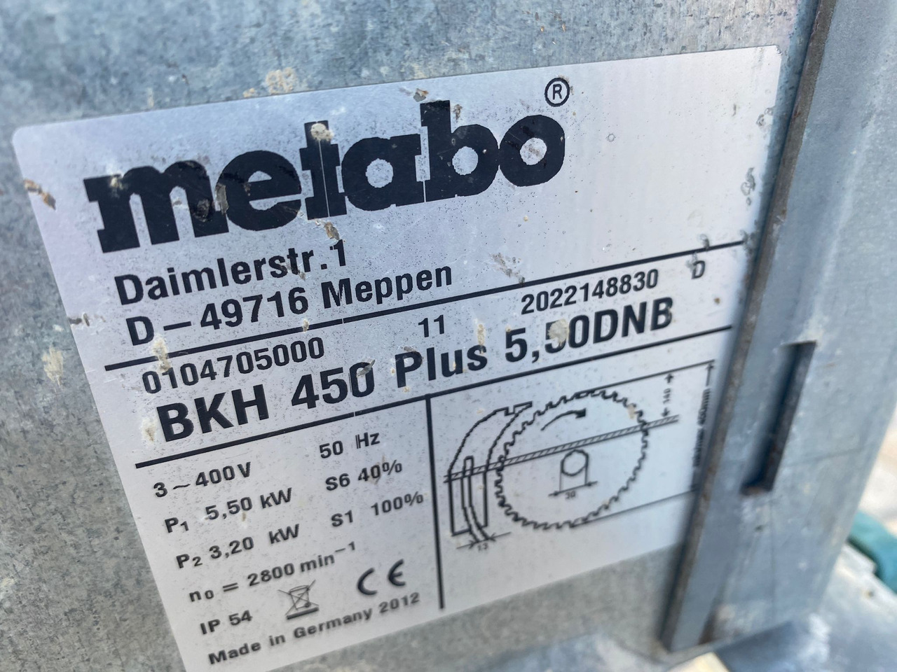 METABO BKH 450 /5,5 DNB - Equipo de construcción: foto 3 METABO BKH 450 /5,5 DNB - Equipo de construcción: foto 3