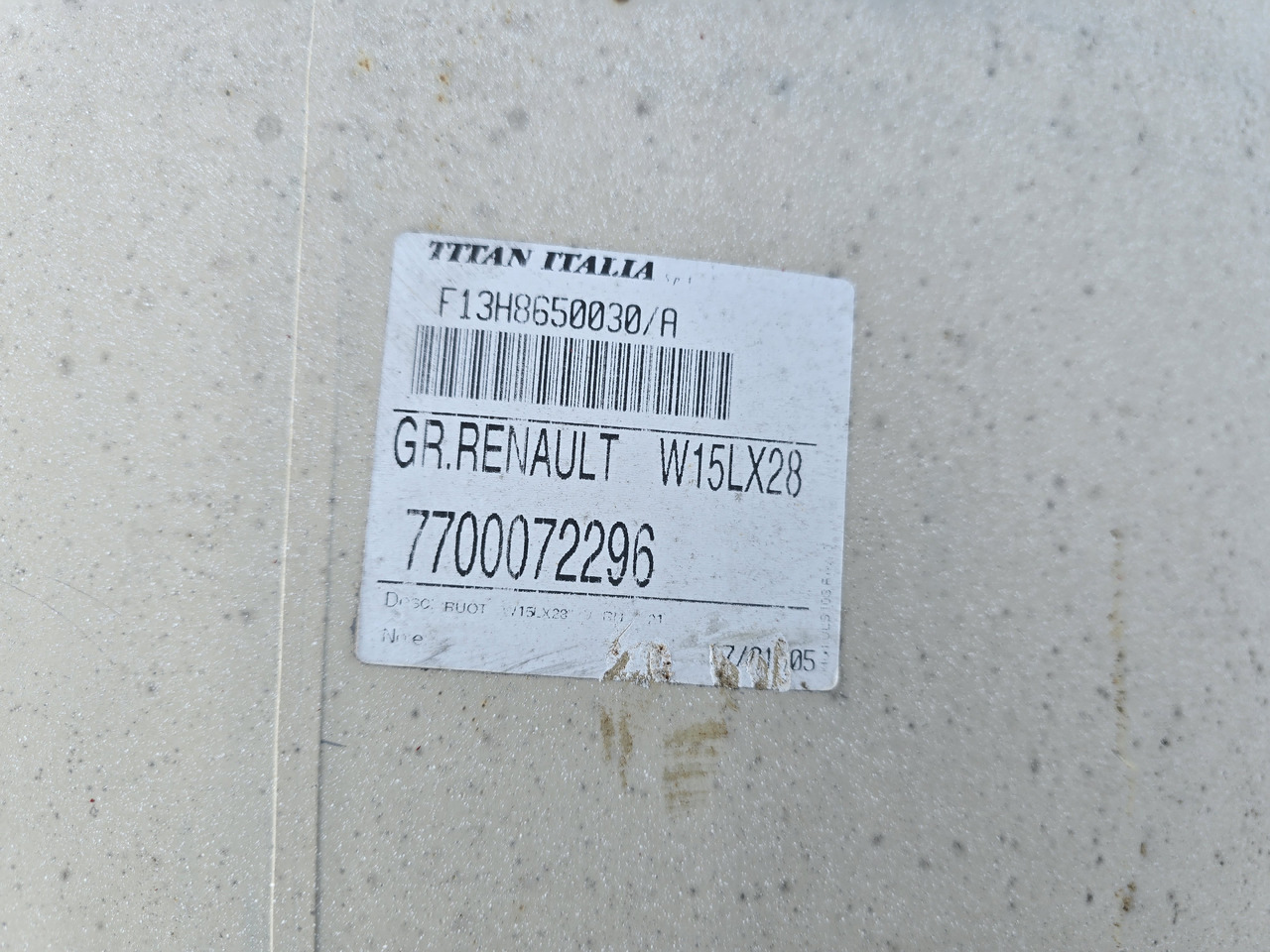 Titan W15LX28, piasta 150 mm - Rueda completa para Maquinaria agrícola: foto 3 Titan W15LX28, piasta 150 mm - Rueda completa para Maquinaria agrícola: foto 3