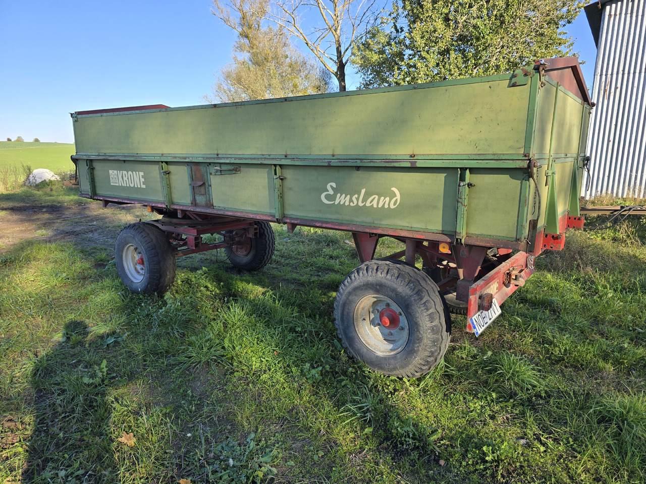 Krone Emsland 90 ZK - Remolque volquete agrícola: foto 4 Krone Emsland 90 ZK - Remolque volquete agrícola: foto 4
