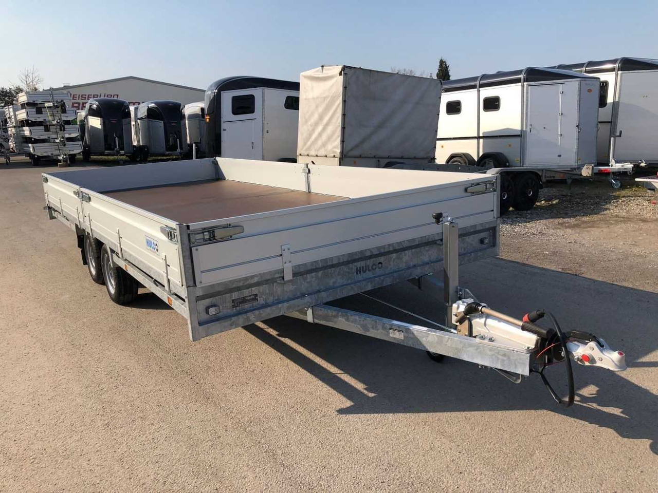 HULCO Medax-2 3500 Hochlader - Remolque plataforma/ Caja abierta: foto 2 HULCO Medax-2 3500 Hochlader - Remolque plataforma/ Caja abierta: foto 2