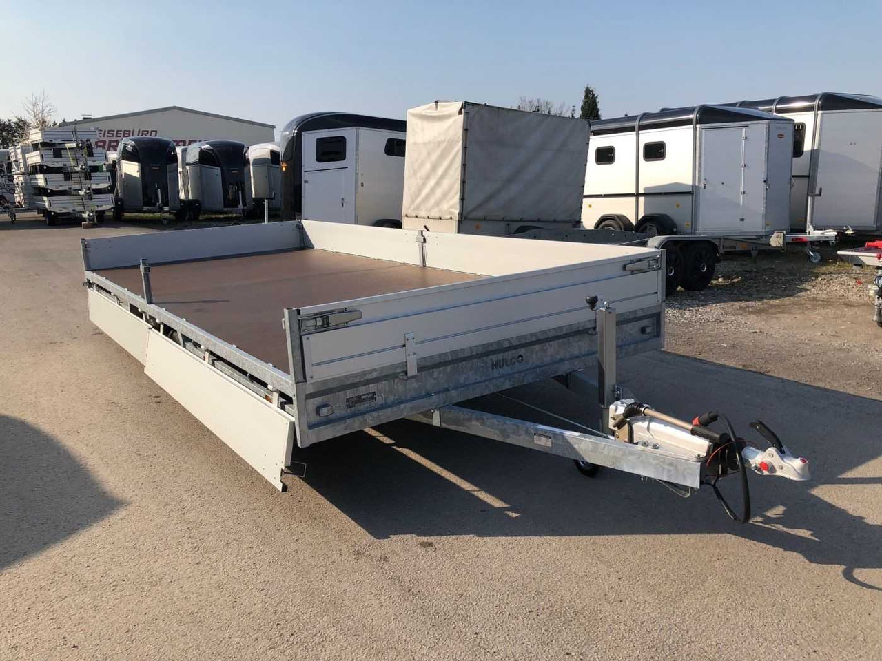 HULCO Medax-2 3500 Hochlader - Remolque plataforma/ Caja abierta: foto 5 HULCO Medax-2 3500 Hochlader - Remolque plataforma/ Caja abierta: foto 5