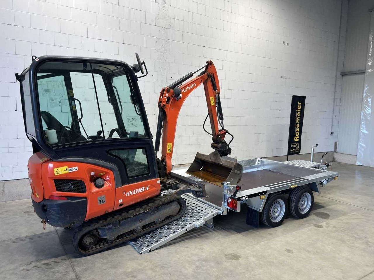 MARTZ BAU-3 300/2 S 3T Maschinentransporter - Remolque porta maquinaria: foto 1 MARTZ BAU-3 300/2 S 3T Maschinentransporter - Remolque porta maquinaria: foto 1
