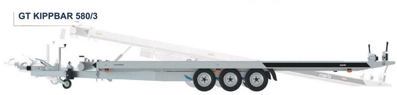 MARTZ GT Kippbar 580/3 3,5T ALB Autotransporter - Remolque portavehículos: foto 1 MARTZ GT Kippbar 580/3 3,5T ALB Autotransporter - Remolque portavehículos: foto 1